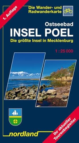 Nordland Karten, Mecklenburg, die großen Seen: 1:25000, Wander- und Radwanderkarte (Deutsche Ostseeküste)