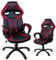 GIOSEDIO GP Racer Gaming Chefsessel Bürostuhl Modisch Racing Stuhl Computerstuhl (Schwarz/Rot)
