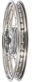 Speichenrad 1,5 x 16 Edelstahlfelge + Edelstahlspeichen - für Simson S50, S51, KR51 Schwalbe, SR4
