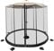 Pure Garden 50-LG1205 - Mosquitera para sombrillas de mesa y muebles de 10-11, mosquitera, color negro