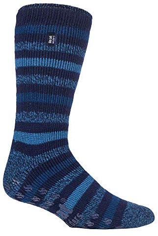 HEAT HOLDERS - Herren 2 3 Tog Thermo Haussocken Mit Fleecefutter Und Noppen