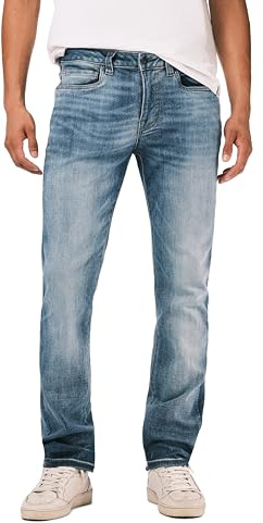 Buffalo David Bitton - Jeans in Denim da Uomo - Blu - 36W x 30L