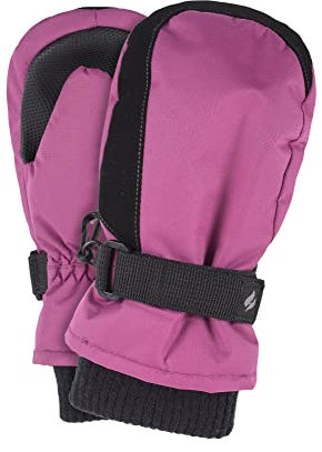 HEAT HOLDERS super warme Winterhandschuhe für Kinder mit Armband (3-6 Jahre, Rosa)