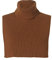 Becksöndergaard Rollkrageneinsatz Damen Colby Bib Neck in Braun (Pecan Brown) - Einfarbiger Blusenkragen mit Stehkragen/Abnehmbarer Kragen/HalswŠrmer für Frauen - 90% Wolle/10% Kaschmir - One Size