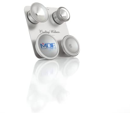 MDF-Aufsätze für Kinder und Neugeborene mit Clip - für MDF ProCardial Titan-Stethoskop - silber