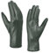 Harssidanzar Damen Lederhandschuhe,Winter Warmes Kaschmirfutter Touchscreen Vintage Finished GL017EU, Jägergrün, Größe XL