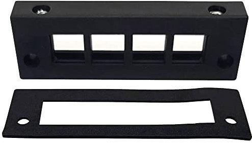 TRU COMPONENTS KEL-E4 Cable Entry Strip Clamp Diameter (Max.) 16 mm Polyamide Black Pack of 1