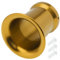 Windance Filtro dell'aria in lega di alluminio per carburatore, tromba, imbuto per PE VM 21 mm/24 mm/26 mm (giallo)