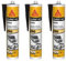 SIKA Lot de 3 mastics Colle Auto Sikaflex 149 - Noir - 400g