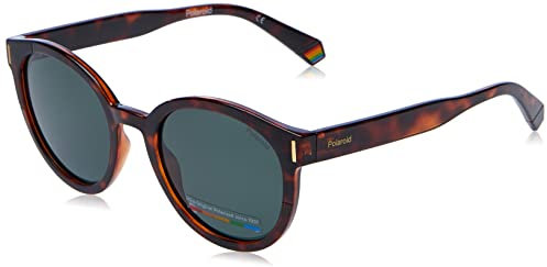 Polaroid Unisex PLD 6185/s Sunglasses, 086/UC Havana, 46