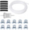 URAQT 4 in 1 Kit Filtro Benzina, 4m Tubo del Carburante con Filtro Carburante, 10 Fascetta e 4 Tubo di Collegamento Tubo Carburante, Filtro del Carburante Grezzo Riscaldatore per Eberspacher Webasto