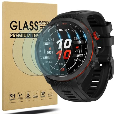 Diruite 4 Stück Schutz für Garmin Fenix 7/7 Solar/Sapphire Solar/Epix Gen 2 | 9H Härte Gehärtetes Glas Displayschutz,Hohe Klar,Hohe Empfindlichkeit,Anti-Kratzen,Keine Blasen,Anti-Öl,Vollständiger Schutz