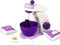 Kinderküche Zubehör Holz Lebensmittel Spielküche Holz Rührgerät Set, Rührgerät Spielset Puppenküche Zubehör Hölzernes Küche Spielzeug für Kleinkinder Jungen Mädchen