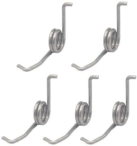 perfk Trommel Angelrolle Rad Feder Teil Bügelfeder Zubehör Kompressionsfedern Ausrüstung Edelstahl DIY Reparatur Tool für, 5 Pieces DIY 304