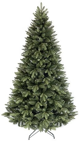 NOVATOM Abete Scandinavo Pieghevole, 180 cm, Verde, Vero Albero di Natale Artificiale con Rami in Polietilene