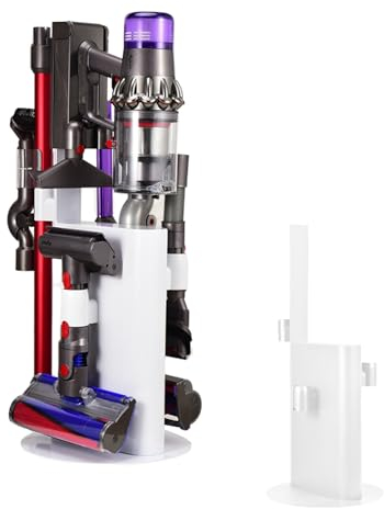 MORANGO Supporto Aspirapolvere Compatibile con l'aspirapolvere Dyson V6, V7, V8, V10, V11, V15, DC30, DC31, DC34, DC35, DC58, DC59, DC62, DC74. Organizzatore di Archiviazione Senza Forare Il Muro.