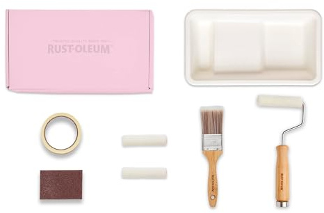 Rust-Oleum Ready to Roll - Eco Paint Kit (Small) - Bathroom Wood & Cabinet Satin Sweet Pinks