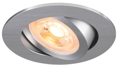 SLV NEW TRIA 68, Deckeneinbauleuchte, rund, max. 10W GU10, aluminium