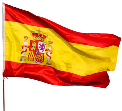 NARAMAKI Calcio Bandiere (Bandiera Spagna, Standard)
