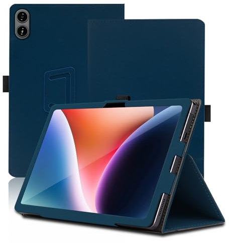 Envibe Hülle für AGM PAD P2 11 Zoll, AGM PAD P2 Tablet Schutzhülle, Klappständer Schutzhülle mit Stifthalter und Handschlaufe, Umfassender Schutz. (Blau)