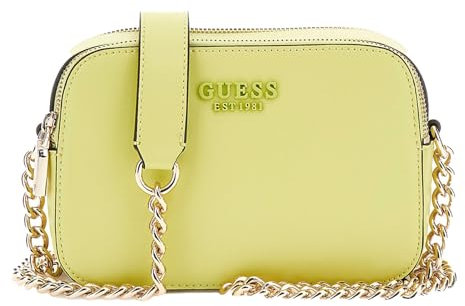 GUESS Sarita Camera Crossbody Chartreuse