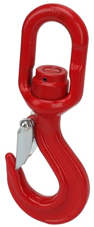 Drehhaken für Krane, Windenhaken aus Legiertem Stahl, 3,15 Tonnen, Robuster Takelagehaken mit Lager Zum Heben, Bauen an Docks, Häfen, Schiffen, Containern.