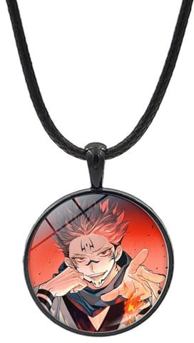 westtrend Jujutsu Kaisen Anhänger Unisex Halskette T-Shirt Pullover Anhänger Hunderte von Dekorationen Für Frauen Männer Freunde Studenten Anime Fans