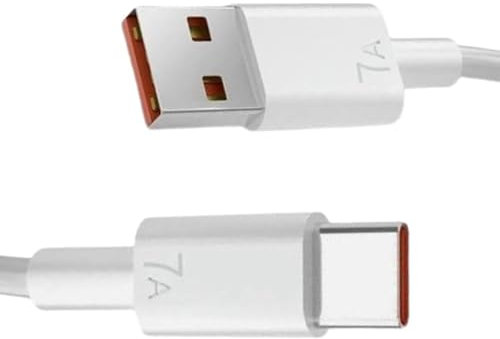 T-ProTek 7A USB-C Charging Data Cable Compatible with Hard Drive External Samsung Portable SSD T7 Mac/iPhone