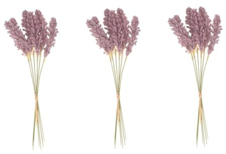 RORPOIR 3 Sets Voll Und Reichhaltig Strukturierte Künstliche Weizenblumen Für Die Küchentischdekoration Und 2 Bündel * 3
