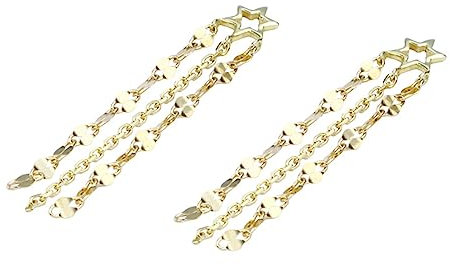 Tolldek Gold 18 Karat Echt Schmuck Ohrringe, Hohl Stern Ohrhänger, Au 750 Ohrringe Frauen für Damen, Gold