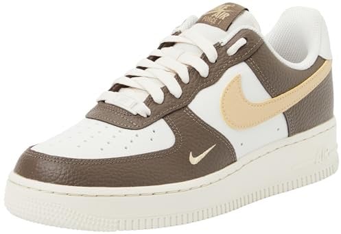 NIKE Air Force 1 '07, Sneaker Donna, White/Glacier Blue-White, 40.5 EU