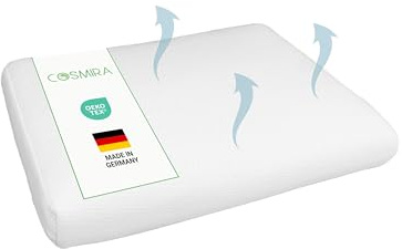 Cosmira® Nackenstützkissen 73x43x14 – Sanft & Unterstützend für entspannten Nacken – Atmungsaktiv & hautfreundlich – Pflegeleicht & ideal für Allergiker – Öko-Tex Zertifiziert