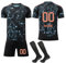 Kinder Fußball Trainingsanzug 24/25 – Personalisierbar mit Namen und Nummer – Heim- und Auswärtsdesign – Inkl. T-Shirt, Shorts & Stutzen B