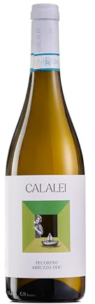Calalei Pecorino d'Abruzzo DOC - Vino Bianco Fresco e Profumato, Gusto Minerale e Aroma Floreale - 13% Vol - Bottiglia da 750 ml