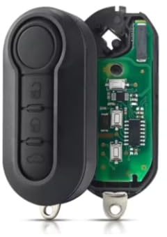 INOKEY Chiave Fiat 500L Bravo Ducato Peugeot Boxer Citroen Jumper Iveco Daily Ypsilon Lancia Delta Musa Alfa Romeo Giulietta (2007-2020) - Aftermarket - Circuito batteria e lama inclusi