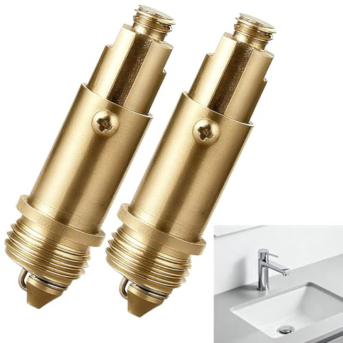 2 Stück Pop-Up Siphon-Ersatz, Universal-Badewannenstöpsel mit Messingfederkern, Waschbeckenstöpsel Ersatz für Waschbecken, Badewanne, Küchenspülen, Einfacher Druckablaufstopper