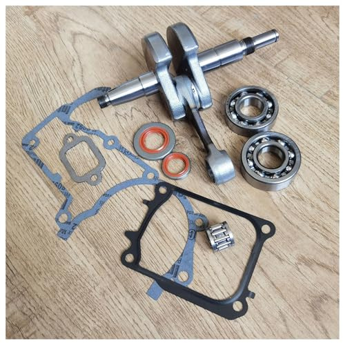 UYTGFO Adatto for parti di ricambio for motosega Stihl MS661 MS661C Albero motore MS661 con cuscinetti a sfera, guarnizioni perni e paraolio.
