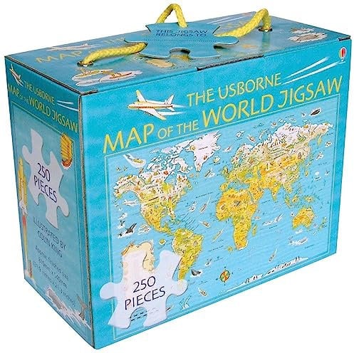 The Usborne Map of the World Jigsaw (Usborne jigsaws) (Boxed Jigsaws)