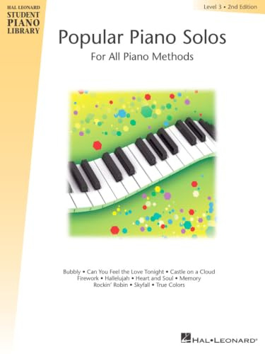 Popular Piano Solos Level 3.: For All Piano Methods (Hal Leonard Student Piano Library)