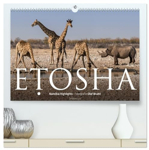 ETOSHA – Namibia Highlights (hochwertiger Premium Wandkalender 2026 DIN A2 quer), Kunstdruck in Hochglanz: 12 wunderschöne Tier- und ... Grafik-Designer Olaf Bruhn (CALVENDO Natur)