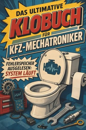 Das ultimative Klobuch für KFZ-Mechatroniker: Fehlerspeicher ausgelesen: System läuft. Lustiges Geschenk für KFZ-Mechatronikerinnen, Werkstatt und Motordiagnose