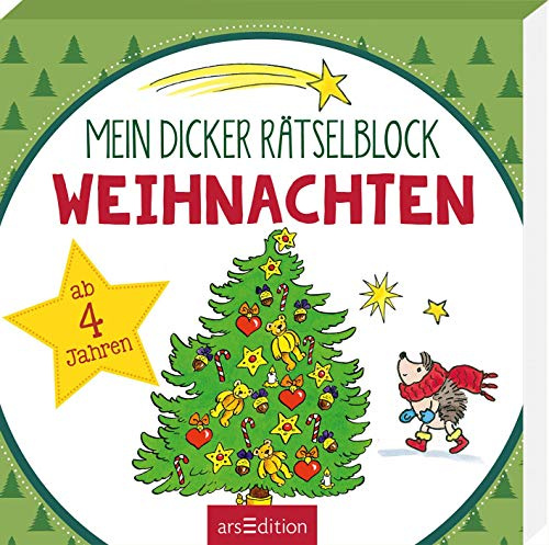 Mein dicker Rätselblock – Weihnachten: Ab 4 Jahren