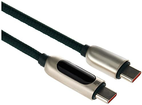 Baseus Cable USB-C a USB-C Display, 100 W, 2 m (Green)