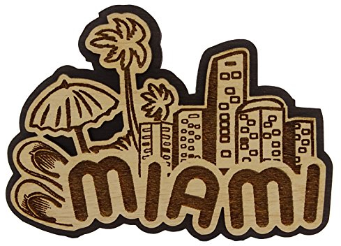 Miami-Holz gravierte Andenken-Geschenk