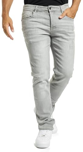 Brandit Jake Denim Jeans, Farbe: Grey Denim, Größe: 38/32