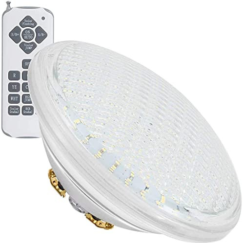 Masonanic Ampoule LED 36 W PAR56 de rechange pour piscine 12 V AC/DC étanche IP68 Blanc chaud