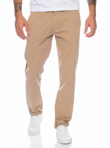 Rock Creek Chino Hose Herren Slim Fit Stoffhose Businesshose RC-390 | Elegante Chinohose für Herren mit schmalem Schnitt, klassische Stoffhose und Freizeithose für Büro, Alltag und Freizeit