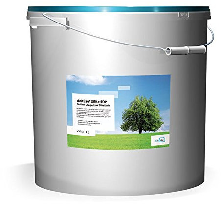 doitBau SilikatTOP WDVS Silikat Putz atmend Scheibenputz Fassade Oberputz weiß
