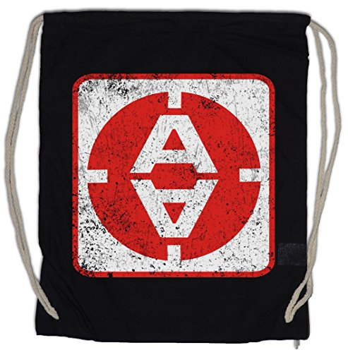 Urban Backwoods Vintage Alpha Moonbase Door Logo Turnbeutel Sporttasche