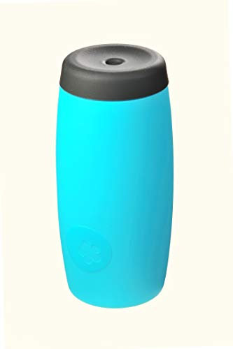 Kochblume Spülmittelspender | Mit Dosieröffnung | Premium-Silikon & BPA frei| Hitzebeständiges Silikon | Spülmaschinenfest | Farbe: türkis